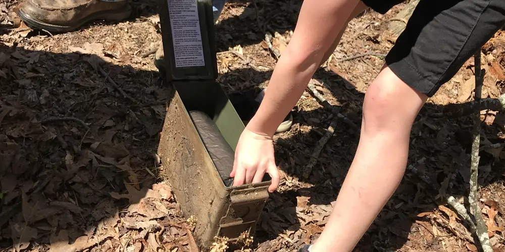 Geocaching on Lake Lanier